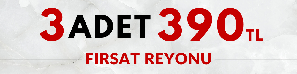 3 ADET 390 TL 