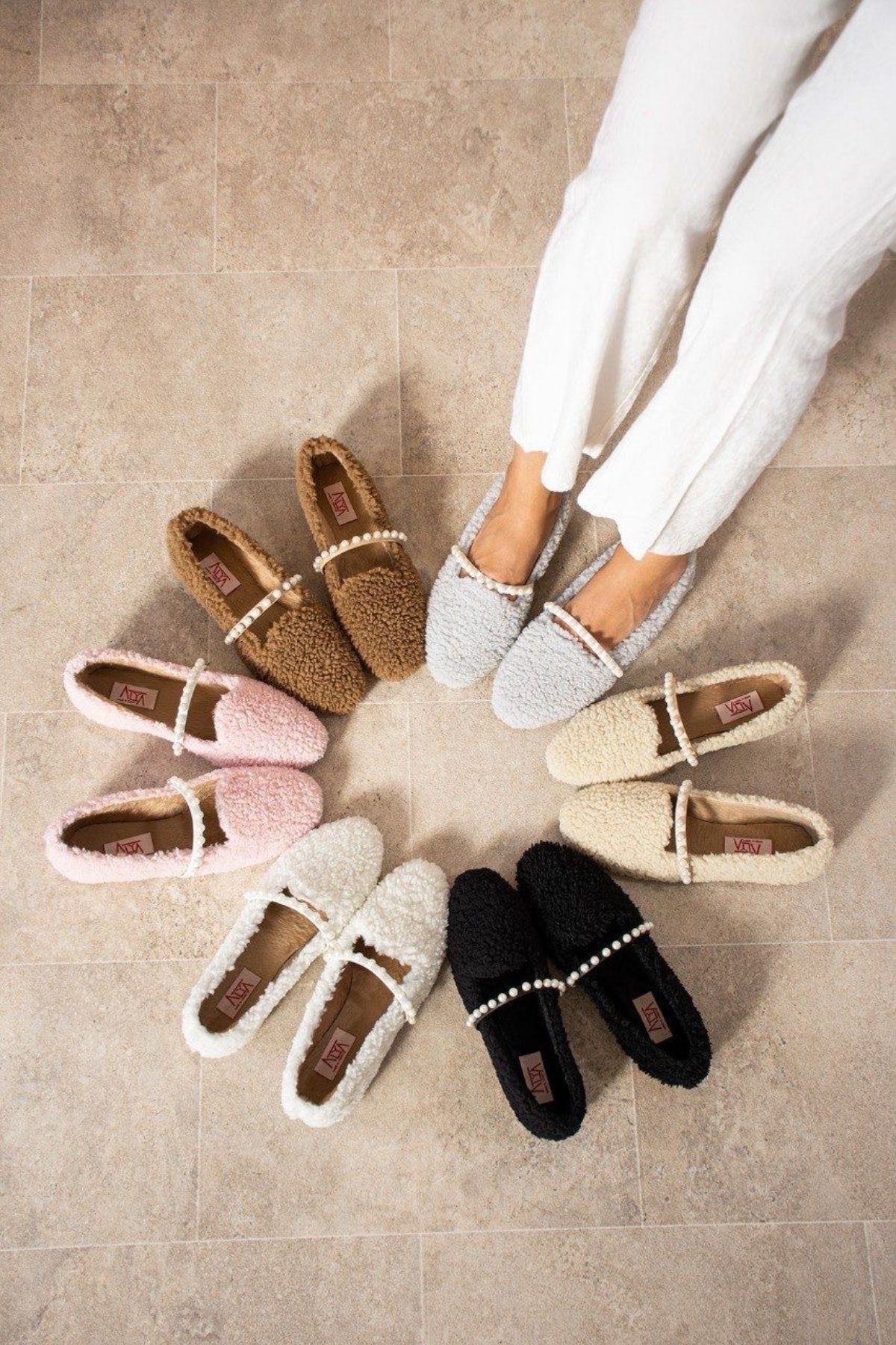 Averis Antrasit Havlu Dokulu İnci Kemerli Ev Babeti