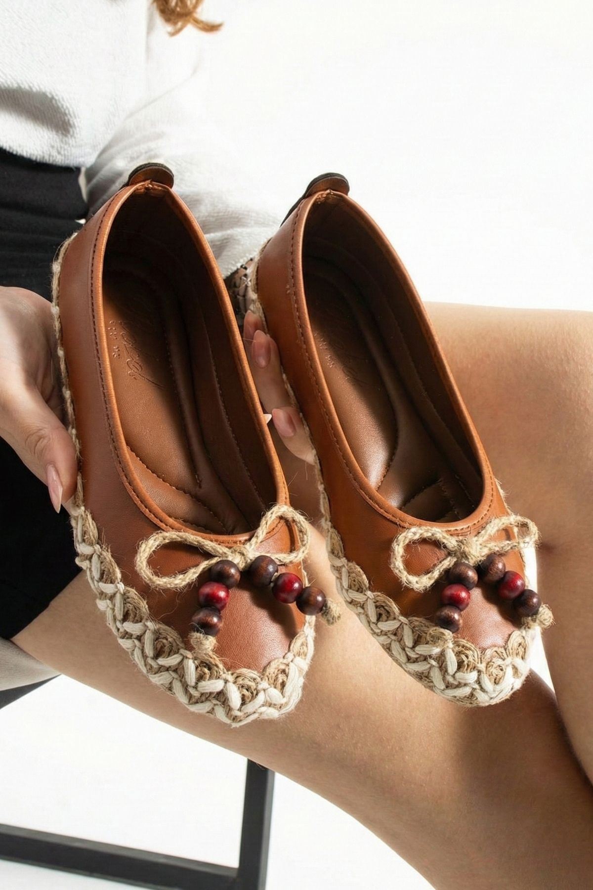 Caldera Taba Cilt Hasır Sarma Thermo Tabanlı Premium Babet