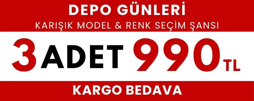 3 ADET 990 TL