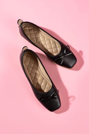 Gatto Siyah Cilt Mini Fiyonklu Babet 