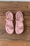 Kasey  Pembe   İnce Kemerli Sandalet 