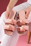 Willy  Pudra Çift Düğüm Kemerli  Terlik 