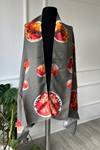Shawl  Beyaz Nokta Desenli   Atkı & Şal  